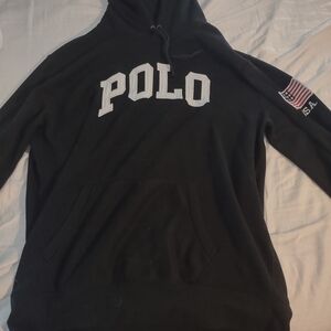 Ralph Lauren Polo Embroidered hoody black and white
